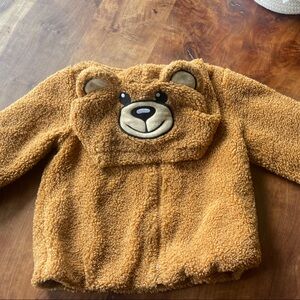 Moschino Brown Teddy Fleece Jacket